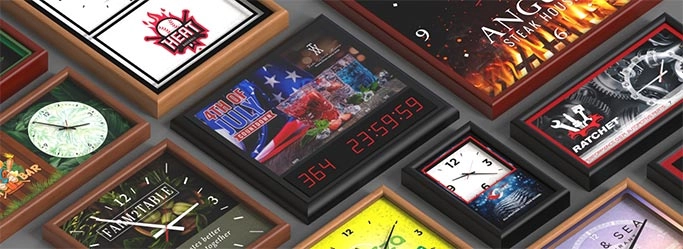 Wood Framed Clocks