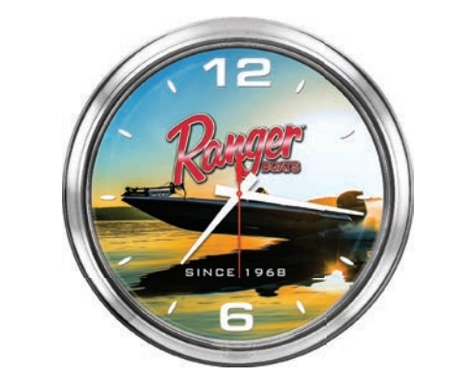 16″ Chrome Plated Clock