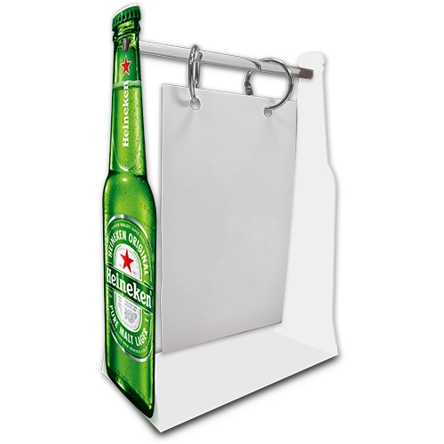Bottle Shaped Acrylic Insert Holder