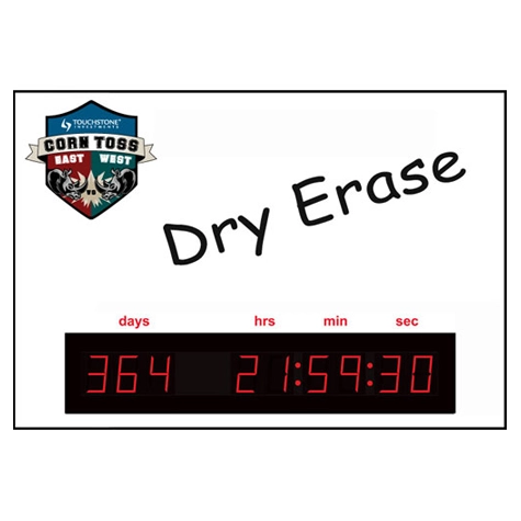 Dry Erase Countdown Timer Sign
