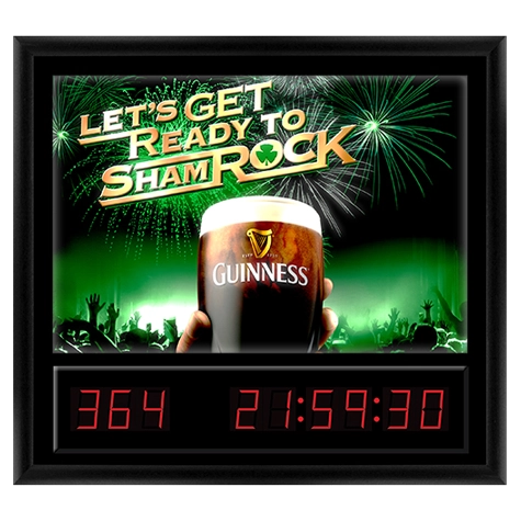 Illuminated Countdown Timer with Changeable Inserts