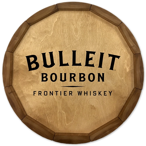 Wood Barrel Printed Wall Sign 20″